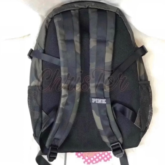 Victoria’s Secret PINK COLLEGIATE BACKPACK CAMO BNWT - Picture 3 of 6